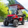 Carrinho de golfe elétrico de 2/4/6 lugares, veículo elétrico para parques, áreas cênicas e hotéis, veículo de transporte de nova energia