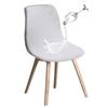 Fronteiriço Amazon Wish Aliexpress Especializa-se em Capa para Cadeira Concha Jacquard Capa para Cadeira Capa para Cadeira Eames