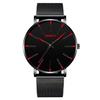 Novos Relógios Masculinos e Femininos de Liga Simples e Modernos com Pulseiras de Malha Decorativas Relógios de Quartzo Minimalistas da Moda Relógios de Aço Inoxidável Não