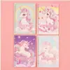 Cuaderno de Hojas Sueltas de Panda Lindo Creativo Dibujo Animado Alto Valor A5 con Rayas Diario Estudiante Cuaderno Espiral Papelería