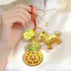 Colgante de Candado Chapado en Oro de Paz y Prosperidad Accesorios Cadena para Suéter Collar Regalo para Transmisiones en Vivo de Tiktok Fabricante de Joyería Venta al por Mayor