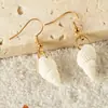 Estilo Fresco Bohemio Serie Océano Concha Caracola Pendientes Vacaciones en la Playa Accesorios Marinos