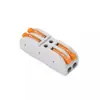 Bloque de terminales tipo pulsador Conector de cable Conector rápido Downlight LED Dos en dos Salida Conexión de cable Ch2 Cobre puro