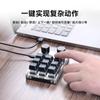 Teclado Mecánico Pequeño, Teclado Personalizado con Perillas, Switches Rojos Intercambiables en Caliente, Teclado para Gaming y Edición