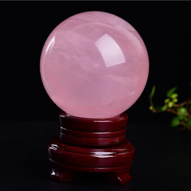 Rose quartz crystal ball (4)