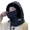 Sombrero Lei Feng de Terciopelo Cálido para Protección de Orejas del Noreste para Hombre, Sombrero de Punto para Esquí al Aire Libre, Sombrero de Viento y Nieve para Ciclismo para Mujer, Moderno