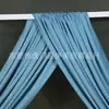 Cortina de Tela de Poliéster Cortina de Tela para Bodas Arreglo de Cortina para Bodas Cortina de Techo con Perlas de Boda Tela de Gasa para Pasillo Tela Decorativa Arco de Gasa