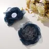Estilo Coreano Costurado à Mão Flor de Hibisco em Renda Flor Artificial Estereoscópica Adesivos de Tecido Corda de Cabelo DIY Adorno de Cabeça Corsage Colar Acessórios de Flor