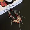 Colar de borboleta vermelha doce e legal, personalidade de nicho feminina, colar exagerado de borla, corrente de pescoço, gargantilha, corrente de clavícula, maré, atacado