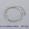 Pulsera Popular Estilo Ins de Dongguan Cross-Border Jewelry para Amazon Acero de Titanio Personalizada Tendencia de Moda Pulsera Versátil