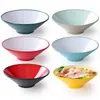 Tazón cónico de melamina, tazón Ajisen para ramen estilo japonés, vajilla nórdica, tazón comercial para hot pot picante, tazón grande para fideos, tazón para fideos de caracol