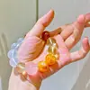 Pulsera de Cristal Blanco Leche Natural de Alta Calidad, Cuarzo Rosa, Citrino Limón, Flor de Pegamento, Pulsera Multi-Tesoro