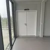 Puertas Cortafuegos de Acero de una Sola Hoja, Puertas Cortafuegos con Puertas Secundarias, Puertas Cortafuegos de Aislamiento para Pasillos de Fábrica, Hechas a Medida para Proyectos