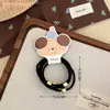 Set de simples scrunchies color café para niñas, accesorios para coleta alta, ligas para trenzas pequeñas, anillos para el pelo para recogidos, gomas elásticas de alta elasticidad