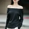 Suéter de Punto Nuevo Encaje Otoño/Invierno 2026 Cuello Redondo Manga Larga Color Sólido para Mujer Suéter Básico de Punto Trenzado Holgado