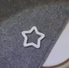 Hebilla Decorativa Forma de Estrella de Mar Blanca Patrón de Resina Amarilla Delantera Hebilla de Conexión para Traje de Baño Anillo para Traje de Baño DIY