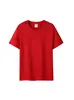 Camiseta de Algodão Puro com Gola Redonda 200g Feita Sob Medida Manga Curta Roupa de Trabalho com Logotipo Impresso Uniforme de Turma de Verão Camisa Cultural Publicitária Feita Sob Medida