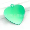 Etiqueta de Mascota de Aluminio Placa de Perro Llavero Láser Colgante de Corazón Placa de Nombre de Mascota Etiqueta de Identidad Accesorios Antiperdidos Colgante