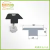 Bloque de Presión de Aluminio Sólido para Soportes Fotovoltaicos, Venta Directa del Fabricante, Abrazadera de Bloque de Aluminio Solar, Producto Transfronterizo