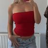 Top Tubo Listrado Sexy 2026 para Mulheres, Cropped Slim Fit Sem Costas de Verão, Peça de Roupa Externa ou Camada Base