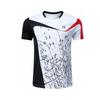 Nuevo traje de bádminton coreano de manga corta para hombre y mujer, camiseta deportiva de secado rápido con combinación de colores para parejas 6072