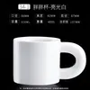 Caneca Branca com Logo, Xícara de Café Simples, Caneca Cerâmica para Presente, Gravação e Impressão do Fabricante