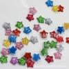 Parche de resina de estrella rosa brillante, plano, sin agujeros, de 15 mm, para bricolaje, para carcasa de teléfono móvil, tocado de belleza, material de horquilla