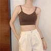 Camisola de Seda de Hielo para Mujer Ropa Exterior Top Tubo Ropa Interior Hermoso Sujetador de Espalda Sin Aro de Acero Reunido Envuelto en el Pecho Sujetador Antiluz Sujetador para Mujer