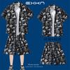 Traje de Camisa de Playa de Manga Corta de Verano para Hombre Vacaciones de Viaje en Sanya Ropa de Tallas Grandes Ropa de Viaje a la Orilla del Mar Ropa de Verano