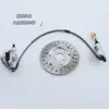 Accesorios de modificación para ATV GY6 Bull Dinosaurio Placa de montaje de pinza de freno de disco hidráulico de freno de mano y pie trasero
