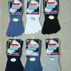 Calcetines de cinco dedos para hombre al por mayor calcetines de cinco dedos de media pantorrilla color liso al por mayor anti-beriberi desodorante otoño e invierno empaque calcetines de algodón para hombre