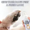 Mousse Limpiador de Patas para Mascotas Transfronterizo para Gatos y Perros, Sin Enjuague, Mousse que Conserva la Fragancia para Uso en Exteriores
