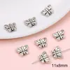 Colgante de aleación de gato Cupido corazón color K blanco Material de accesorios para pulsera collar hecho a mano