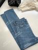 26 Jeans Skinny de Algodão Fino de Cintura Alta e Alta Elasticidade, Estilo Ballet, Cor Sólida, Novo Estilo para o Início da Primavera