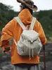 Mochila Casual de Nailon Impermeable de Gran Capacidad con Cierre de Cordón para Mujer 2025 Nueva Ligera Versátil Simple para Exteriores