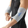 Coderas Deportivas de Silicona Transfronterizas, Protectores de Brazo de Compresión para Deportes al Aire Libre, Mangas de Codo Transpirables Tejidas de Nylon, Equipo de Protección Deportiva