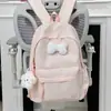 Nueva Mochila Escolar Estilo Japonés para Mujer, Simple y Fresca, Versátil para Estudiantes de Secundaria y Preparatoria, Mochila con Lazo Estilo Ins, Mochila Casual
