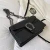 Bolsa Dionysus de alta qualidade transfronteiriça, bolsa feminina elegante e versátil, bolsa de ombro e transversal com corrente e estampa de crocodilo para mulheres, atacado