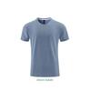 Camiseta de Manga Curta para Homens, Roupas Respiráveis de Seda Gelada de Secagem Rápida, Camiseta Esportiva para Corrida, Roupas de Fitness, Roupas Esportivas e de Lazer com Gola Redonda de Manga Meia