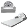 Sofá Pequeño Infantil Dibujo Animado Koala Plegable Siéntate y Acuéstate Multifuncional Rincón de Lectura para Bebés Sofá de Esponja Extraíble y Lavable