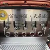 Máquina de cerveja para venda de cerveja artesanal comercial, carrinho de cerveja móvel ao ar livre de três rodas na lateral da rua, dispensador de chope