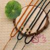 Fábrica Fornecimento direto Jade Joias pingente cordão madeira escultura jade joias linha diy criativo colar corda atacado