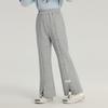Pantalones para Niñas Pudding Haru 2025 Nuevos Versátiles Elásticos en la Cintura Acampanados Cómodos Pantalones Largos para Niñas
