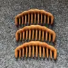 Peine de masaje de sándalo Longfeng peine de dientes anchos peine de costillas peine de peluquería de madera maciza peine de meridianos terapia capilar peine grande de media luna