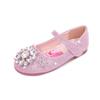 Zapatos de Princesa Elsa Moda de Primavera Zapatos de Cuero para Niñas Suela Suave Cristal Zapatos para Niños Zapatos Planos para Niñas Pequeñas Niños Bebé con Lentejuelas