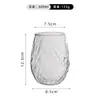 Taza de Café de Alto Borosilicato para Uso Doméstico, Alto Valor Estético, Resistente a Altas Temperaturas, Taza para Americano Latte Hielo Sucio, Vaso de Vidrio para Beber