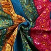 Tela Estampada Digitalmente de Algodón de Cáñamo Tela de Lino de Algodón Estampada Lijiang Yunnan Estilo Étnico Retro Bohemio