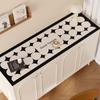 Alfombra Moderna Simple para Gabinete de Entrada Alfombra Lateral para Aparador Alfombra Protectora para Encimera Gabinete de TV Alfombra de Mesa Impermeable Alfombra para Zapatero
