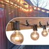 Ganchos de Iluminación Listos de Fábrica Ganchos de Tornillo para Guirnaldas de Luces de Plástico Ganchos para Colgar Macetas Luces de Navidad con Colgador Oculto