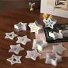 Hazlo tú mismo Yeso Estrella de Cinco Puntas Portalápices Arreglo Floral Árbol de Navidad Hombre Mayor Copo de Nieve Ángel Silueta Cortada Caja de Luz Molde de Silicona